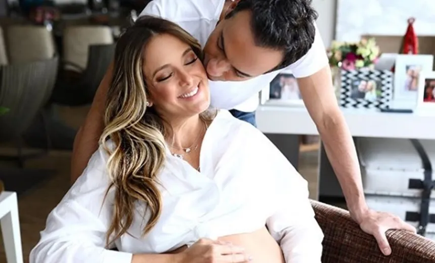 Nasce filha de Ticiane Pinheiro e Cesar Tralli, Manuella; veja