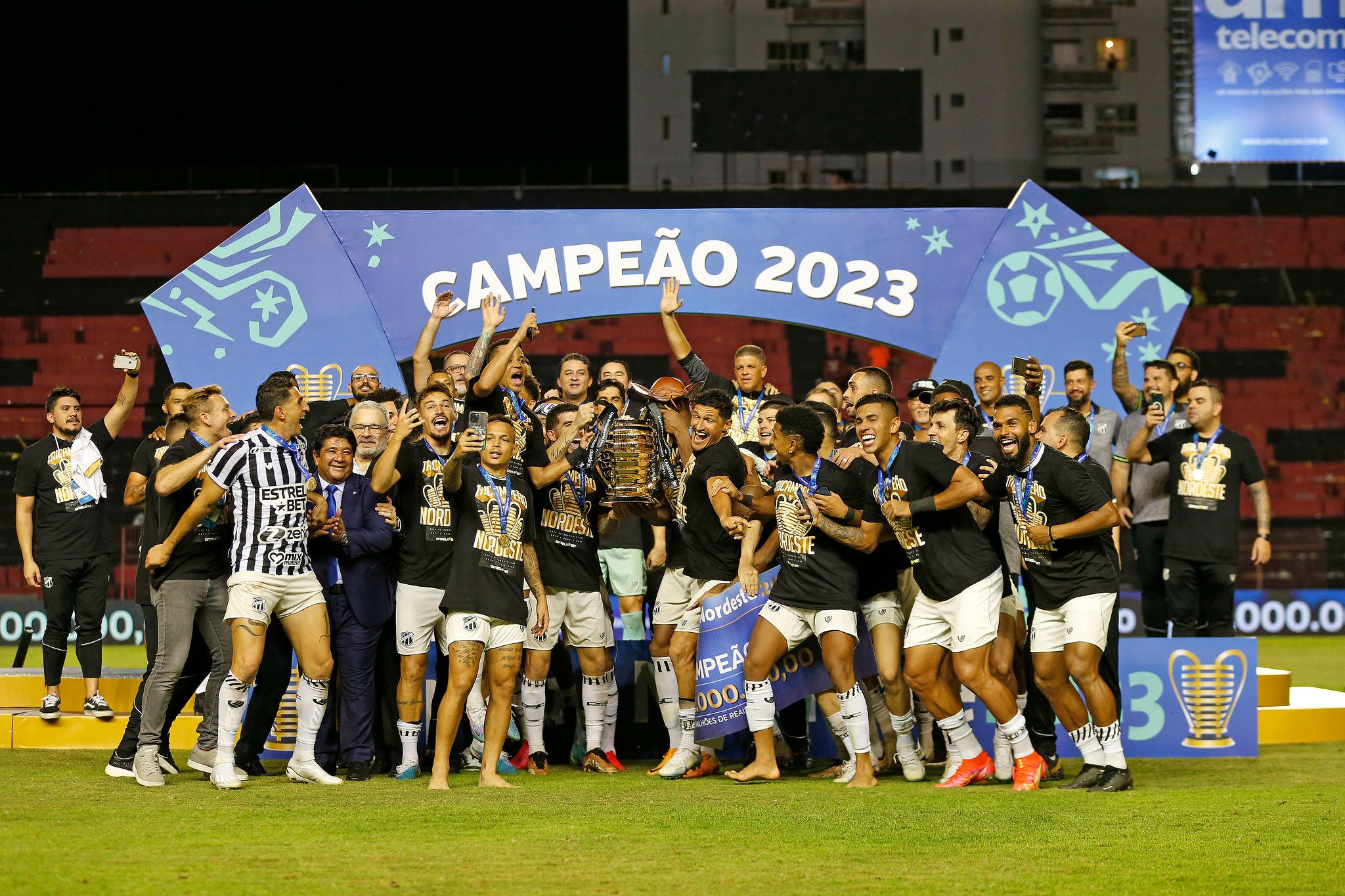 Ceará campeão da Copa do Nordeste em 2023. Foto: Rafael Ribeiro/CBF