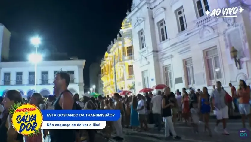 Aratu On transmite movimentação da festa pelos 476 anos de Salvador; assista