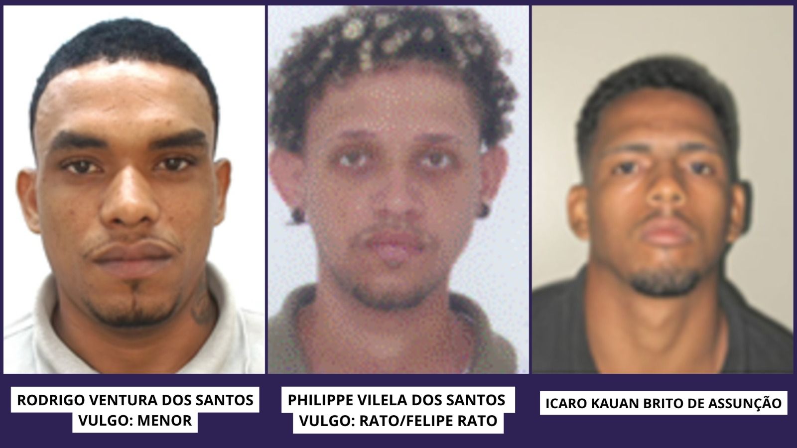 Suspeitos presos em operação Gênesis
