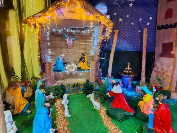 Presépio da Paróquia da Lapinha. Foto: Arquidiocese de Salvador