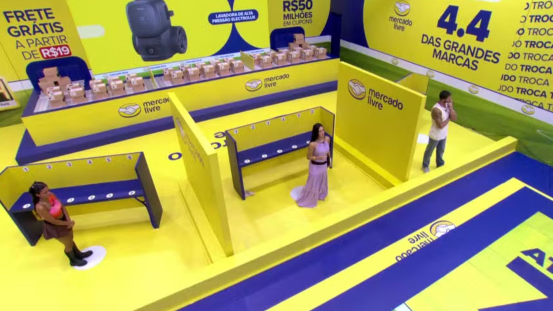 Jordana vence prova Bate e Volta. Foto: Globo