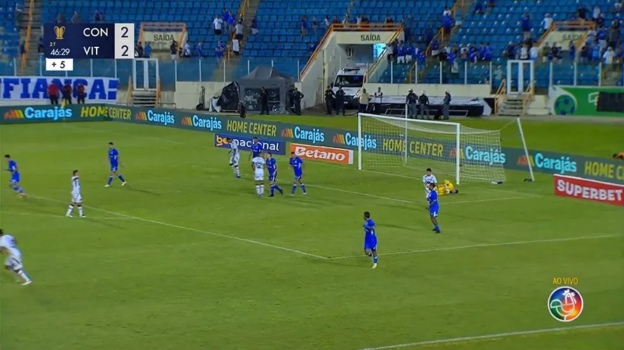 Confiança e Vitória empatam em 2 a 2 em duelo de líderes da Copa do Nordeste