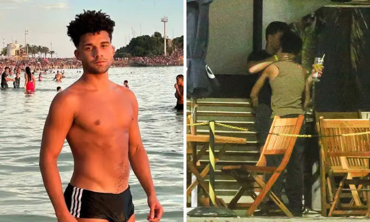 Ator baiano Lucas Leto abre o jogo após flagra com Alvaro: 'Solteiros'.Foto: Reprodução