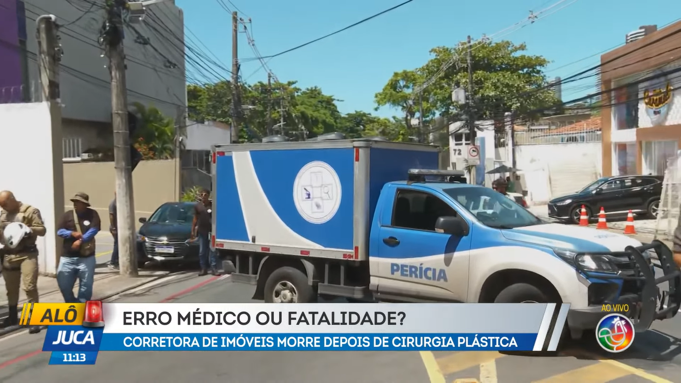 As cirurgias de abdominoplastia, prótese de mama e lipoaspiração das pernas foram feitas em um único dia. | Foto: Reprodução/TV Aratu