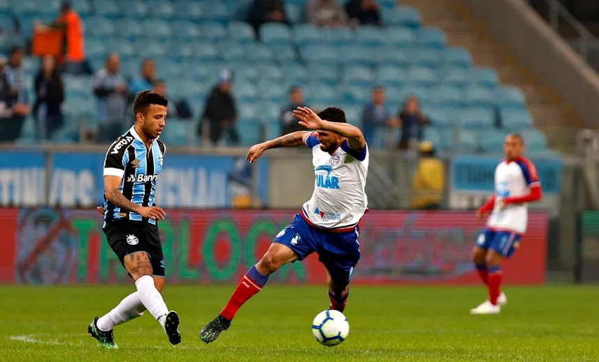 Copa do Brasil: Bahia empata com o Grêmio e leva decisão das quartas para a Fonte Nova