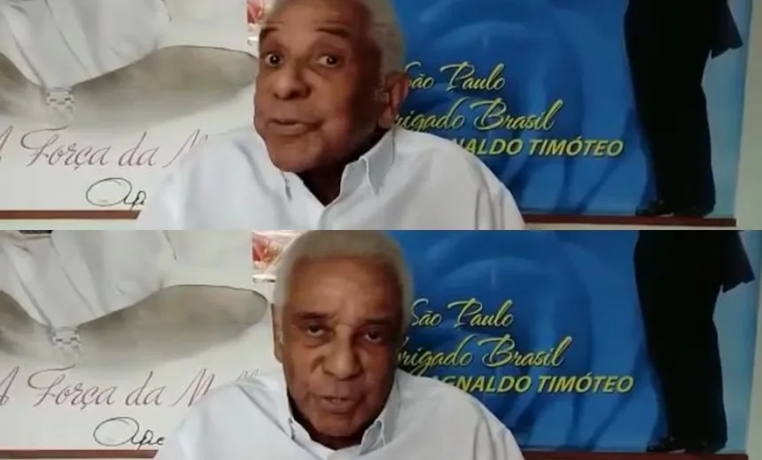Agnaldo Timóteo canta e faz agradecimentos nas redes sociais; Rui Costa é lembrado