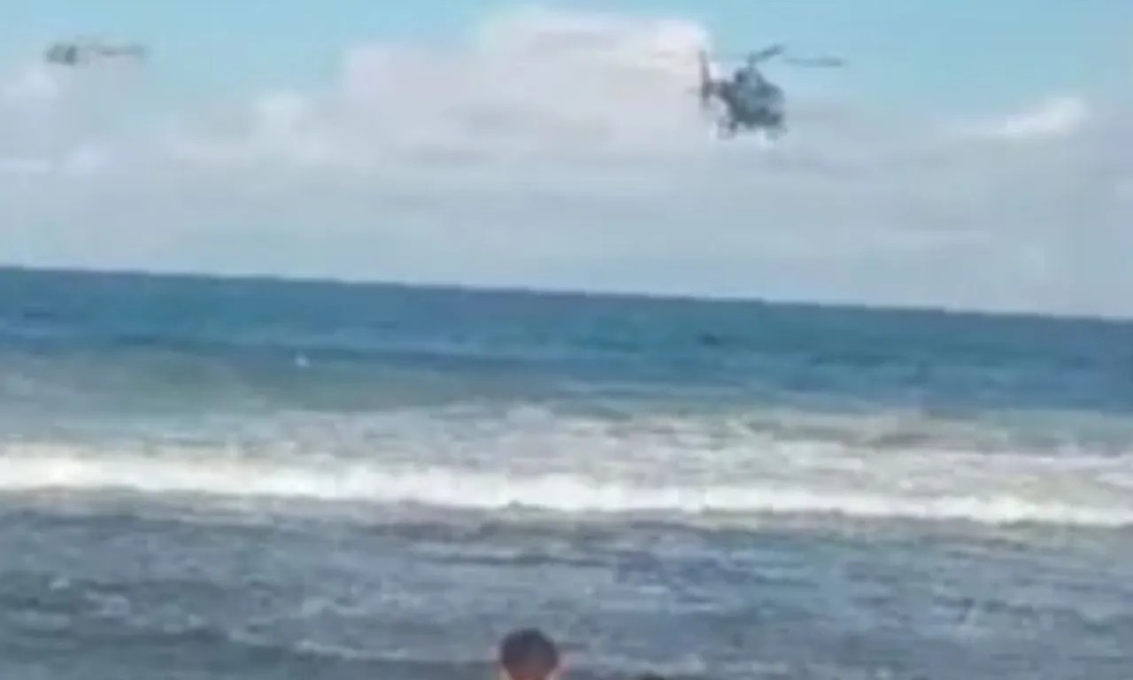 Buscas por jovem desaparecido em praia de Vilas do Atlântico continuam nesta segunda