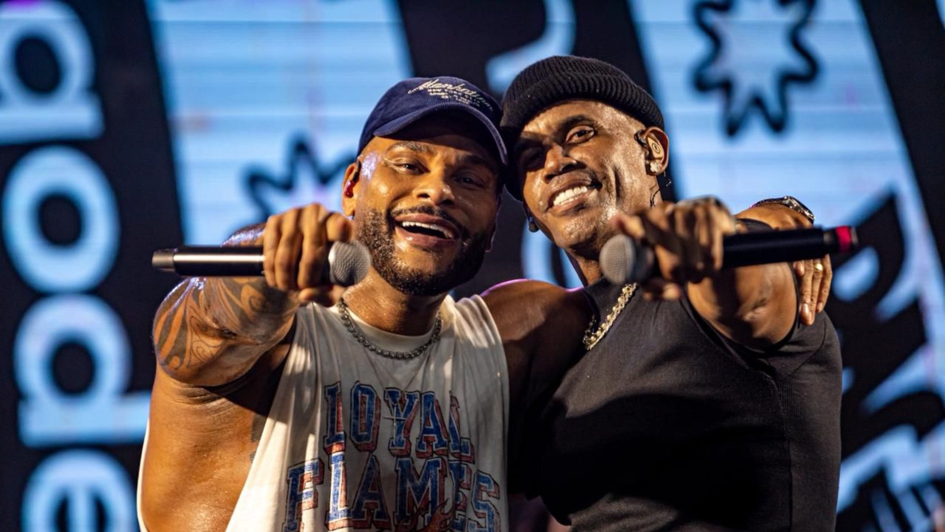 Tony Salles e Flavinho, do Pagodart | Foto: Sobral Media Divulgacao