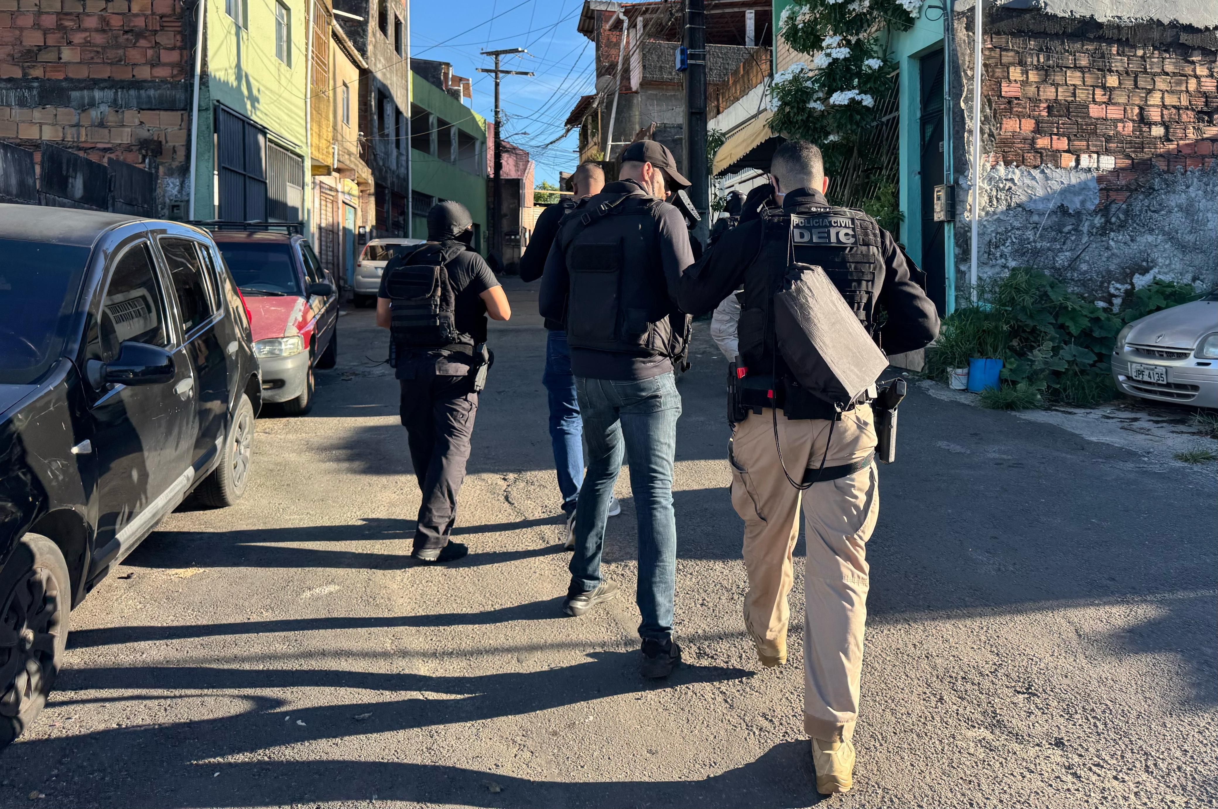 Outras pessoas estão sendo investigadas por roubos a agências bancárias. Foto: Ascom-PCBA/Tony Silva