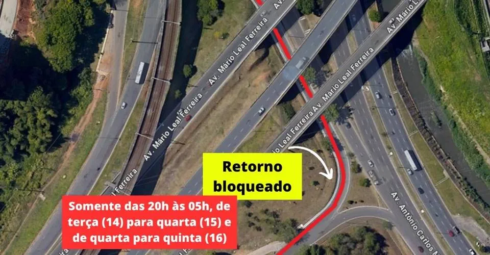 Trânsito na Bonocô será bloqueado nesta terça-feira (14) para avanço das obras de um viaduto da região