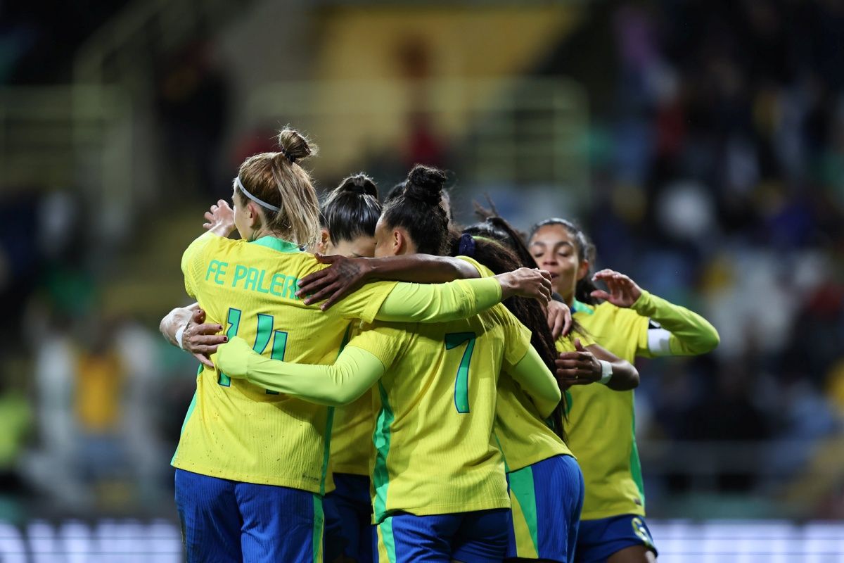 Goleada! Seleção Feminina vence Portugal por 5x0 em último jogo do ano. Foto: Livia Vilas Boas/CBF