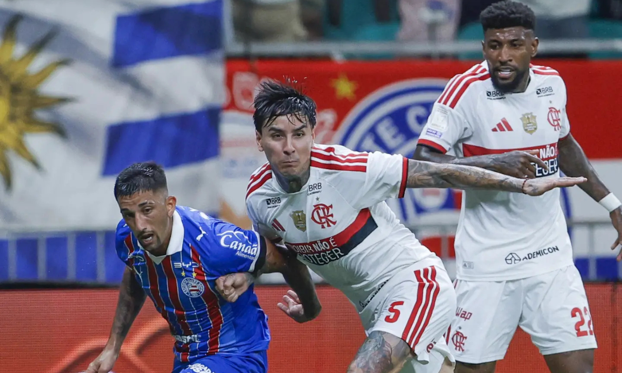 Flamengo goleia Bahia por 3 a 0 na Fonte Nova e reassume lideran&ccedil;a do Brasileir&atilde;o. Foto: Divulga&ccedil;&atilde;o | EC Bahia