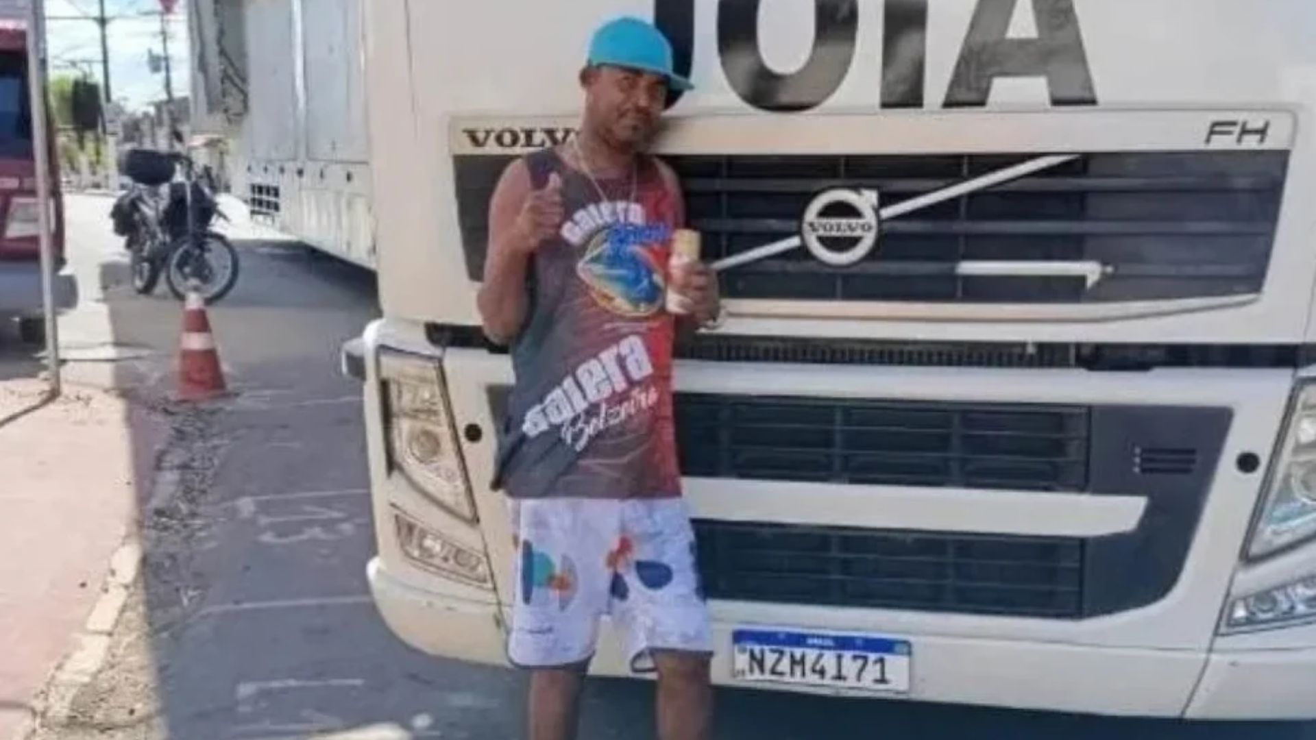 Vendedor de milho morto na Bahia