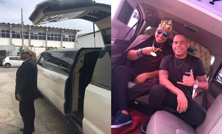 Robyssão chega de limousine para primeira apresentação na volta ao Black Style; Assista