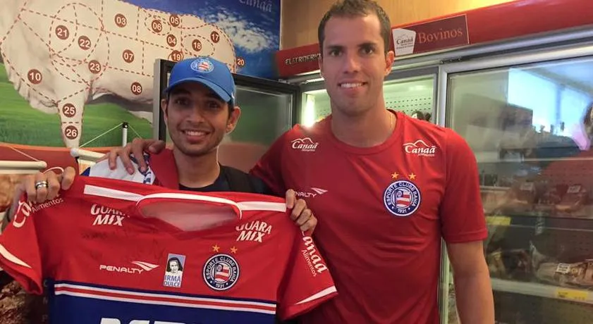 “Volto feliz”, diz Marcelo Lomba durante encontro com torcedores do Bahia