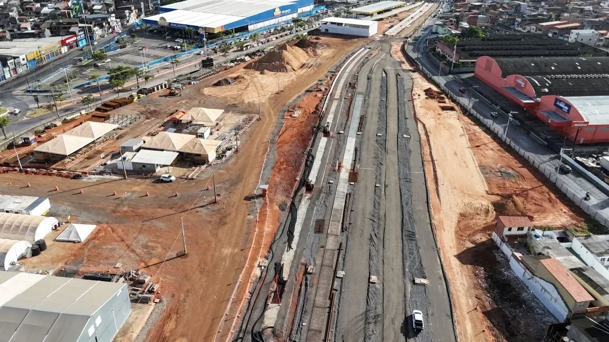 Imagem Das Obras Do VLT. | Foto: Divulgação 