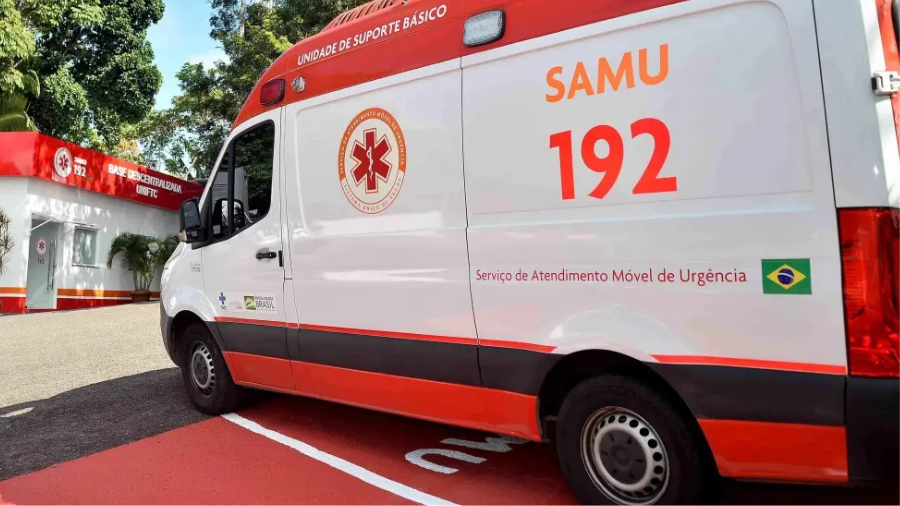 Paciente em surto foge de UPA e invade base do Samu em Salvador.Foto: Reprodução
