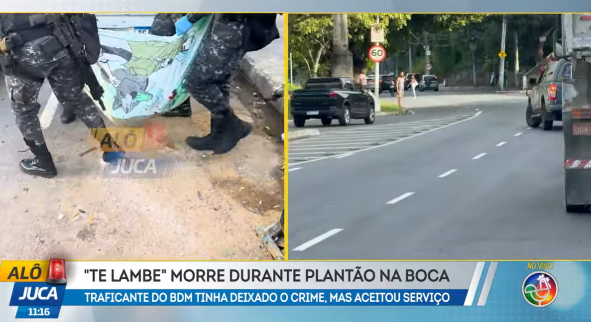 Traficando do BDM morre em confronto com a Pol&iacute;cia Militar no Engenho Velho da Federa&ccedil;&atilde;o. Foto: Reprodu&ccedil;&atilde;o TV Aratu