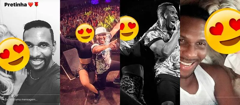 ?NESSE CORPO GOSTOSO EU ME ACABO?: Beto Jamaica vive romance com loira do Tchan