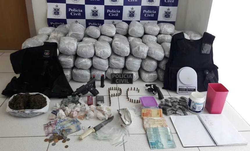 R$ 28,2 milhões em drogas são apreendidos pela polícia na Bahia em 4 dias