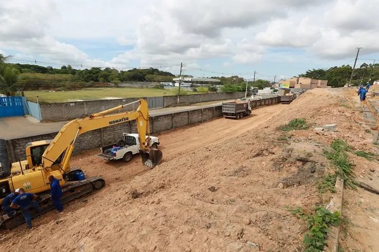 Obra que facilita acesso ao Barradão é iniciada e tem investimento de quase R$ 12 milhões