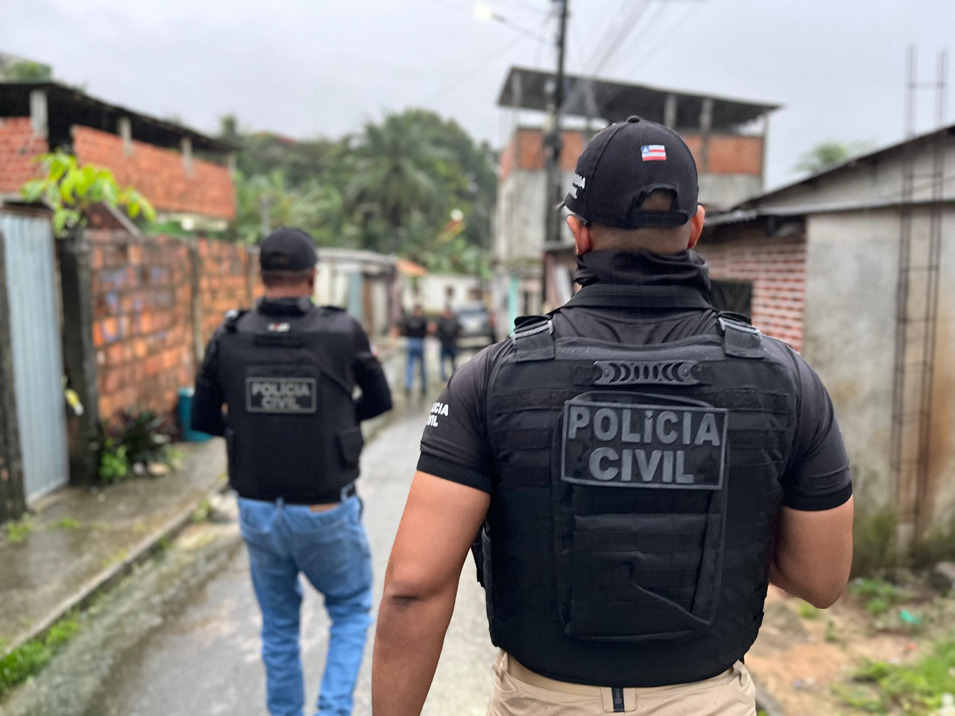 Operação da Polícia Civil em Salvador. Foto: Ascom PC