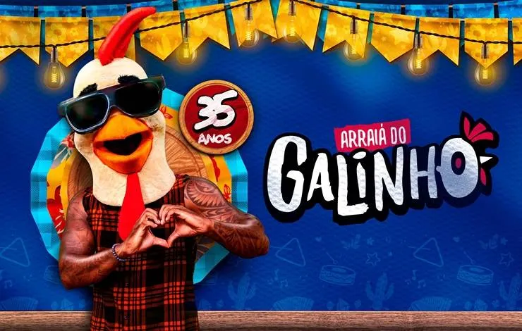 EM DOBRO! Galinho completa 35 anos com festas em maio e junho; veja programação