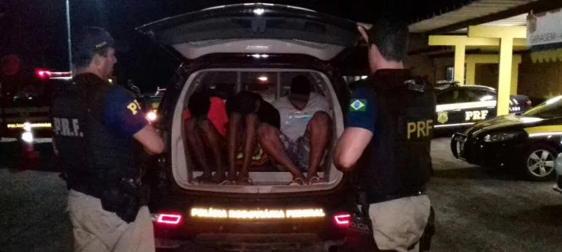 ITABUNA: PRF prende homens em fuga logo após tentativa de homicídio