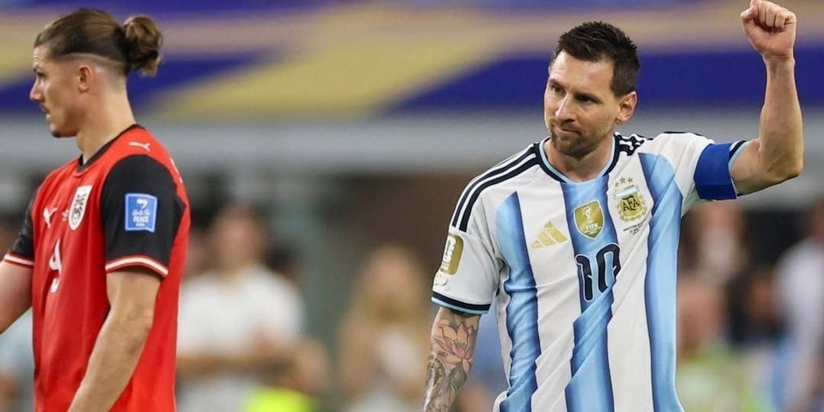 Messi marca 18&ordm; gol e se torna maior artilheiro de copas. Divulga&ccedil;&atilde;o AFA 