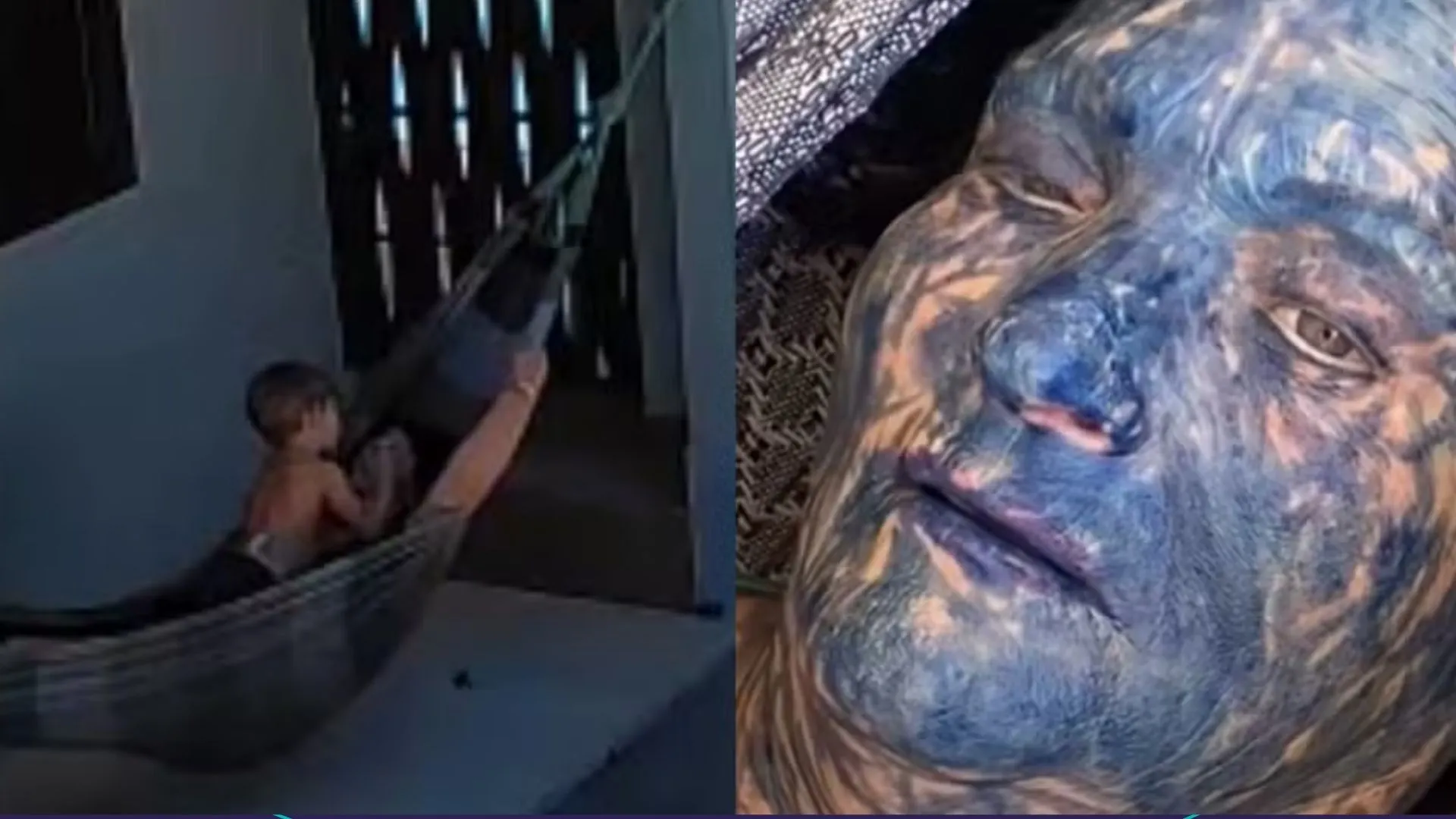 Imagem de Avó com a cara pintada 