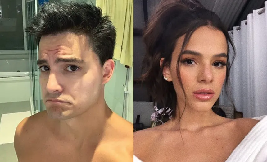 Felipe Neto brinca com Bruna Marquezine e acaba “constrangido”; veja