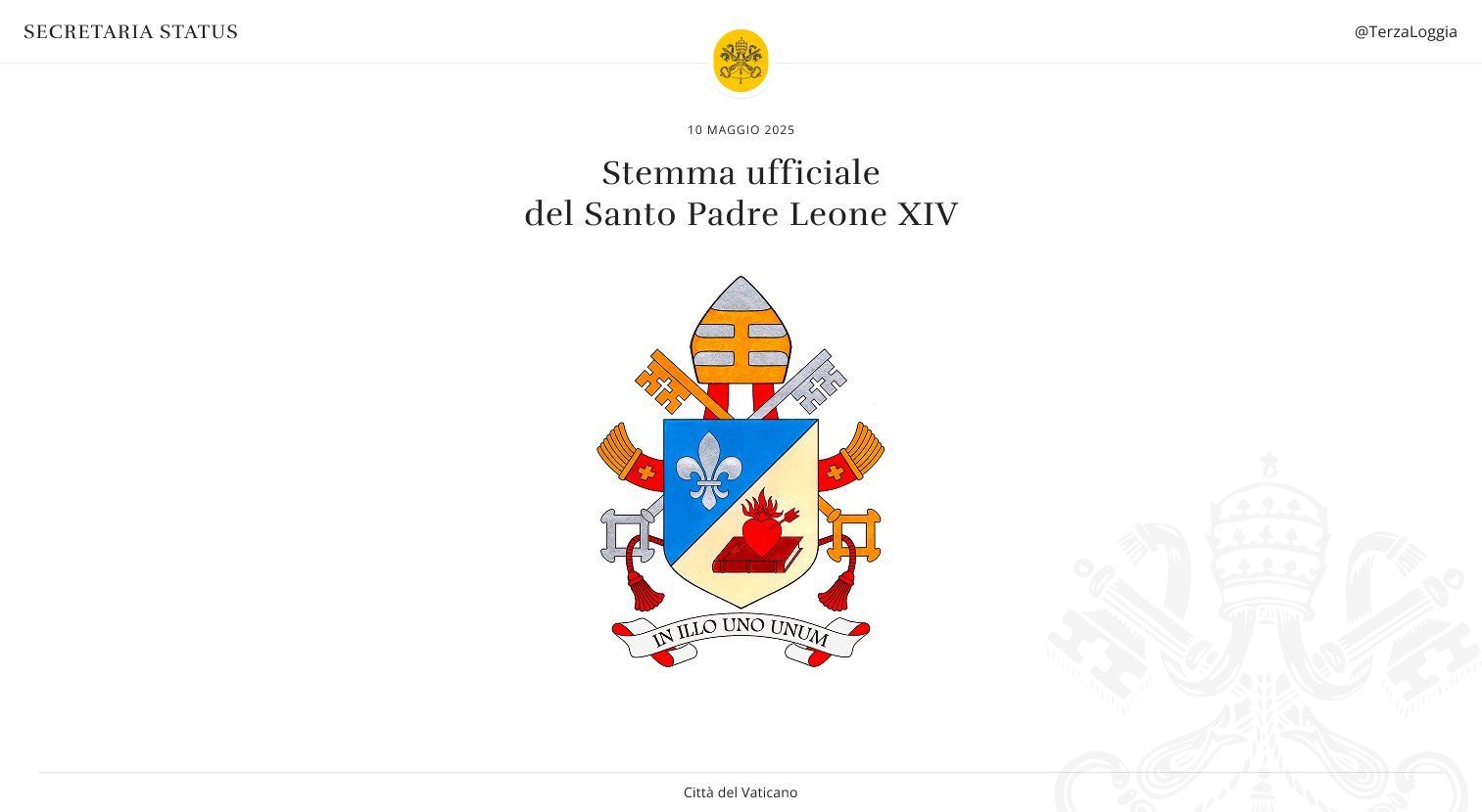 Divulgação/Vaticano