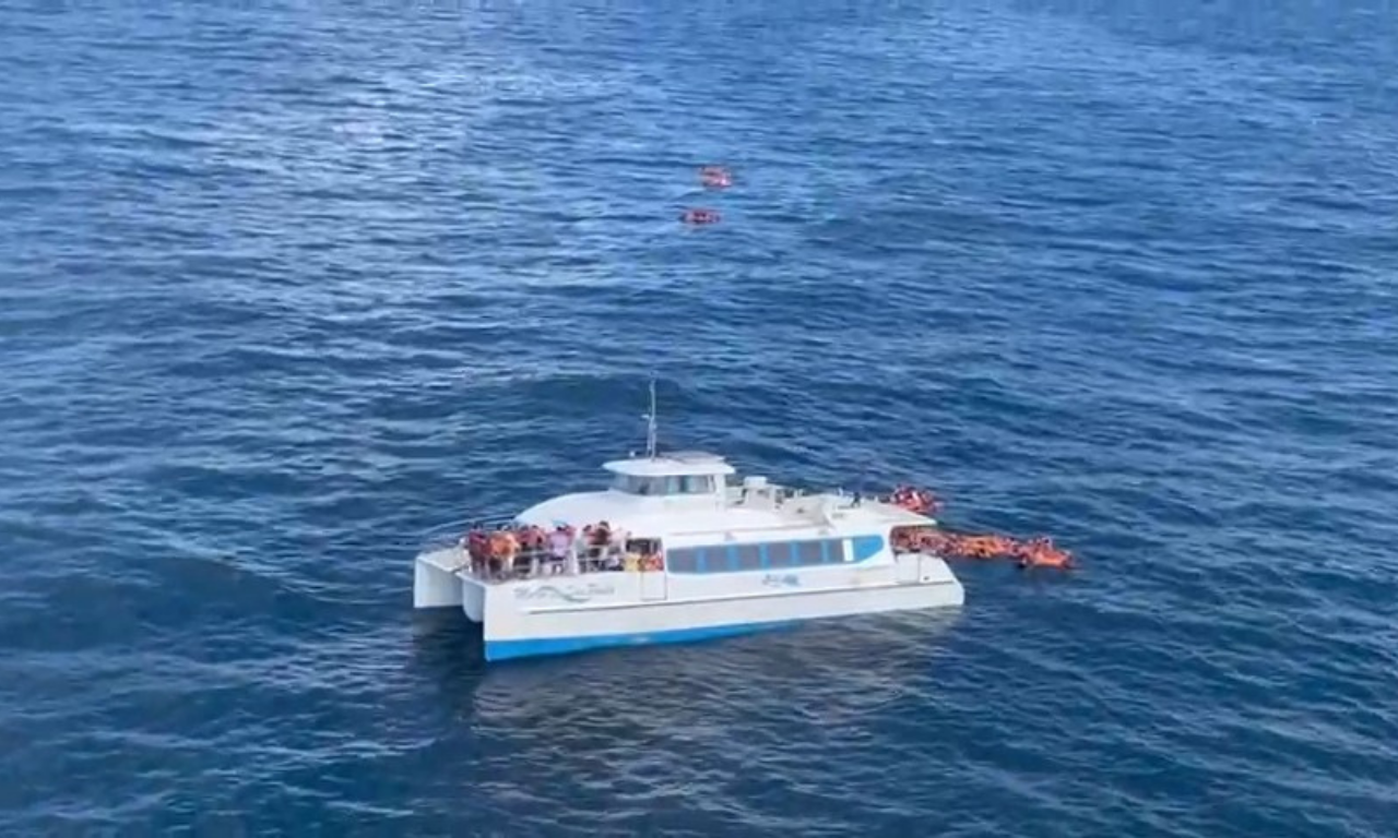 O que se sabe sobre naufrágio de catamarã na Baía de Todos-os-Santos.Foto: Divulgação | Graer