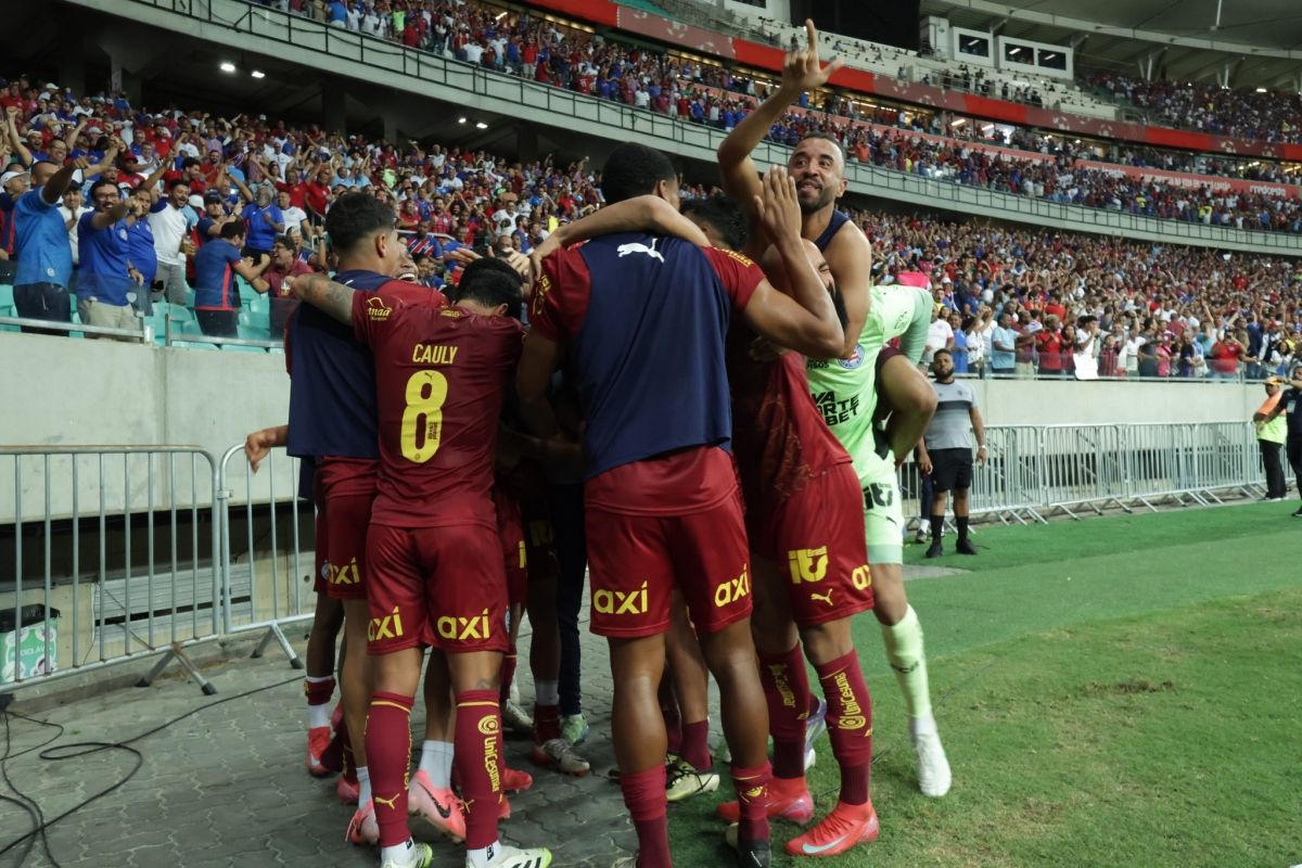 O Bahia venceu o Ceará por 1x0, no final do jogo, e vai disputar o seu quinto título de Copa do Nordeste. Foto: Letícia Martins/EC Bahia