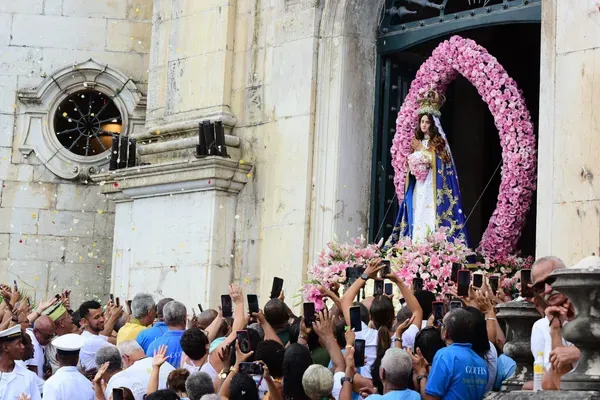 Festa de Nossa Senhora da Concei&ccedil;&atilde;o da Praia.| Foto: Valter Pontes/ Secom PMS