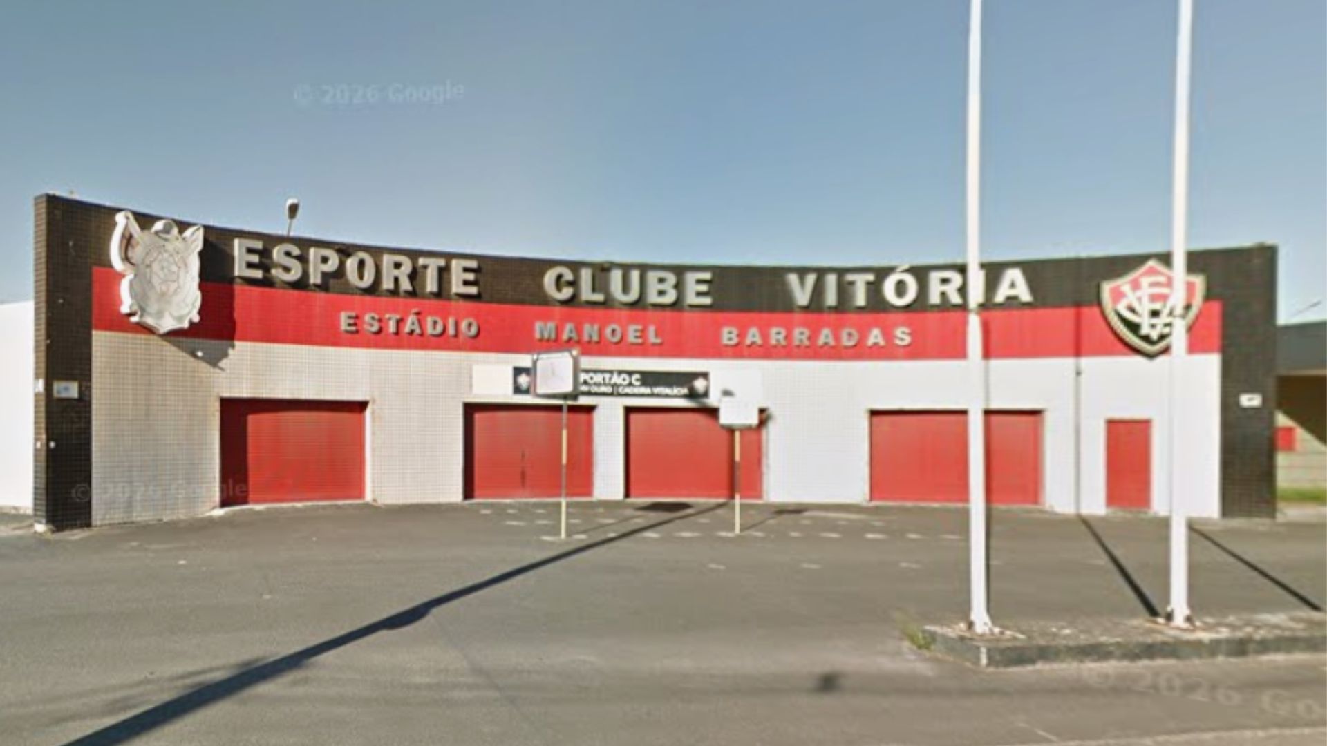 Copa do Nordeste no Barrad&atilde;o. Foto: Google Street View