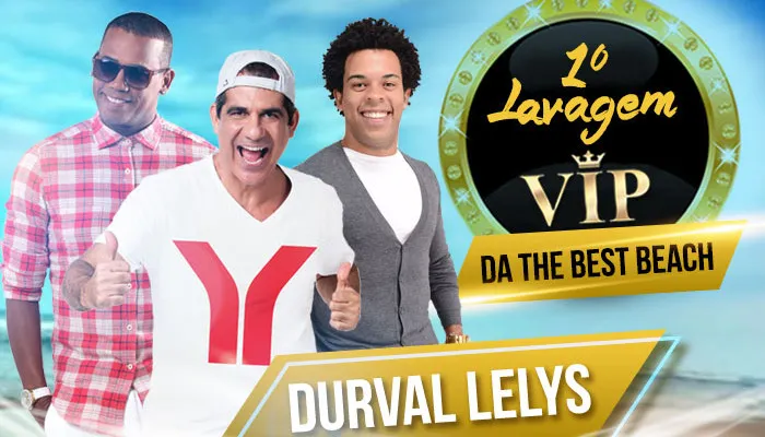 Durval Lelys, Pagodart e RJ2 participam da primeira lavagem da The Best Beach