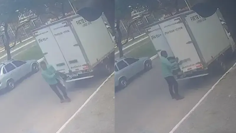 VÍDEO: Homem é flagrado furtando mercadorias de veículo em Salvador