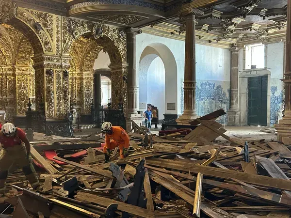 Restauração de igreja que desabou no Pelourinho tem recursos do Novo PAC