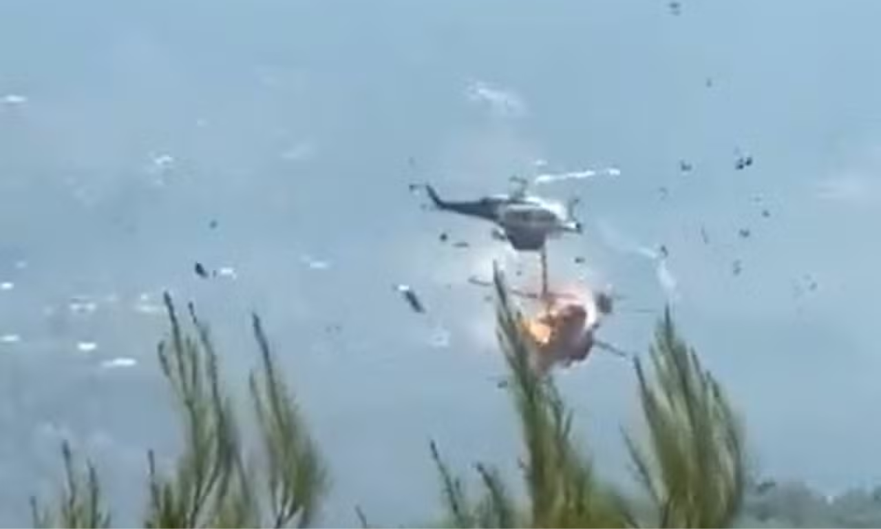 Colis&atilde;o entre helic&oacute;pteros termina com dois militares mortos. Foto: Divulga&ccedil;&atilde;o