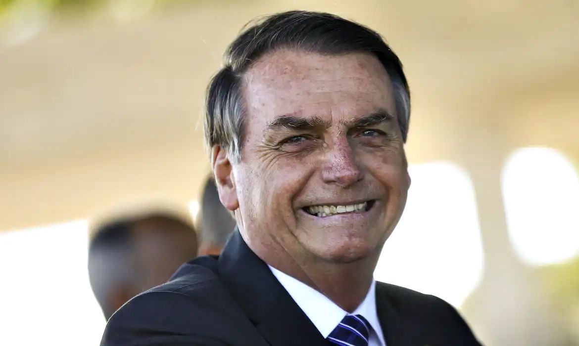 Bolsonaro aproveitou o 1º de Abril para ironizar os opositores. Foto: Agência Brasil