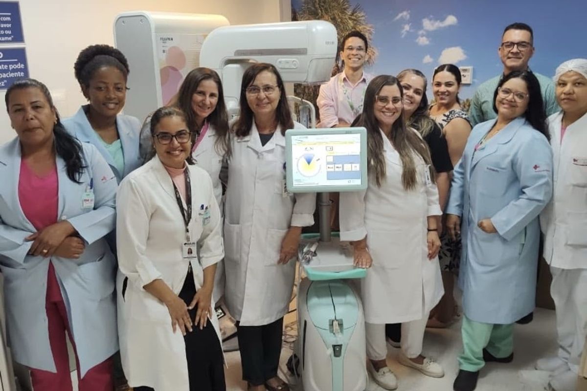 Equipe de Mamografia do HAM. Foto: Divulga&ccedil;&atilde;o