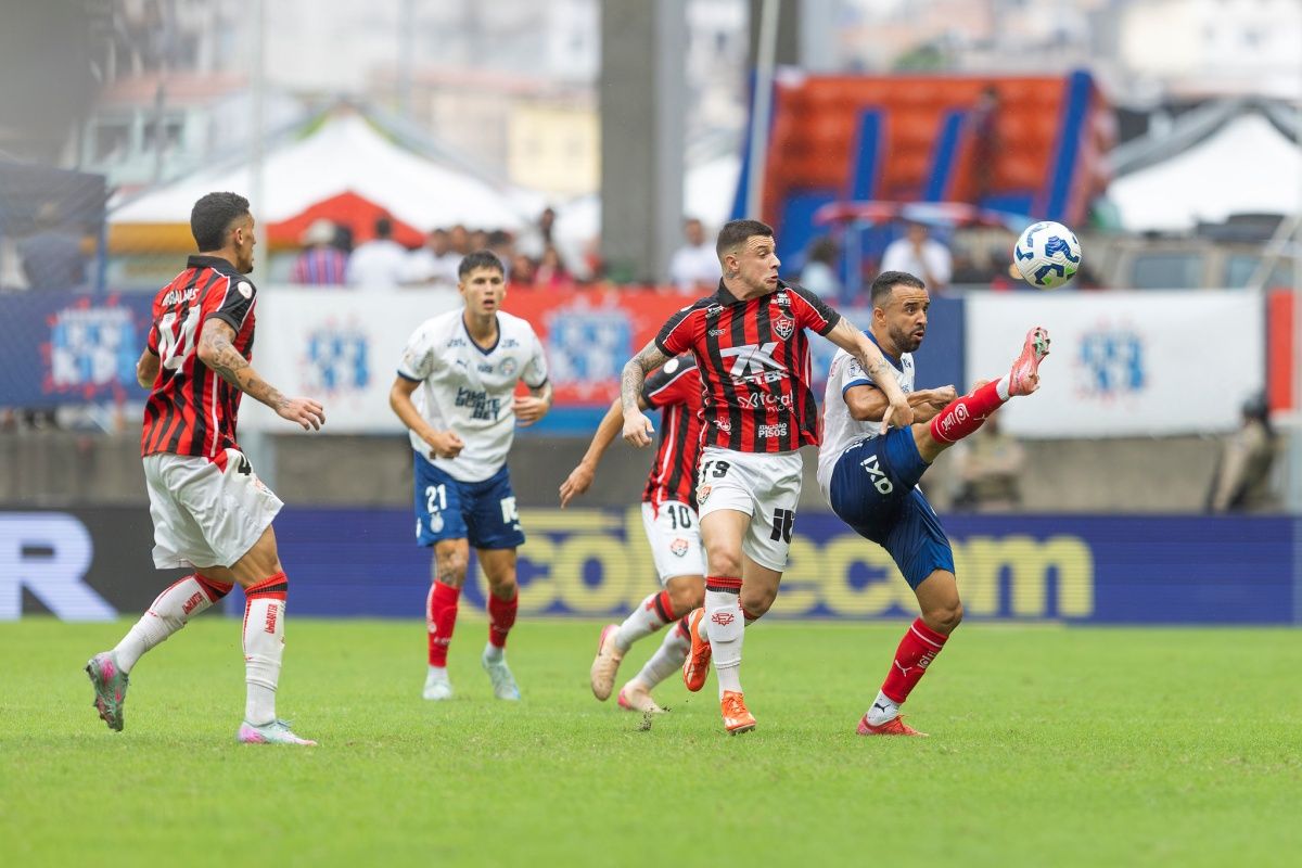 O último BaVi aconteceu em maio, quando o Bahia venceu o Vitória por 2x1. Foto: Rafael Rodrigues/EC Bahia