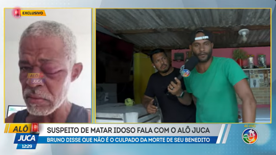 Suspeito de homicídio em Salvador já foi acusado de estupro e agressões.Foto: TV Aratu