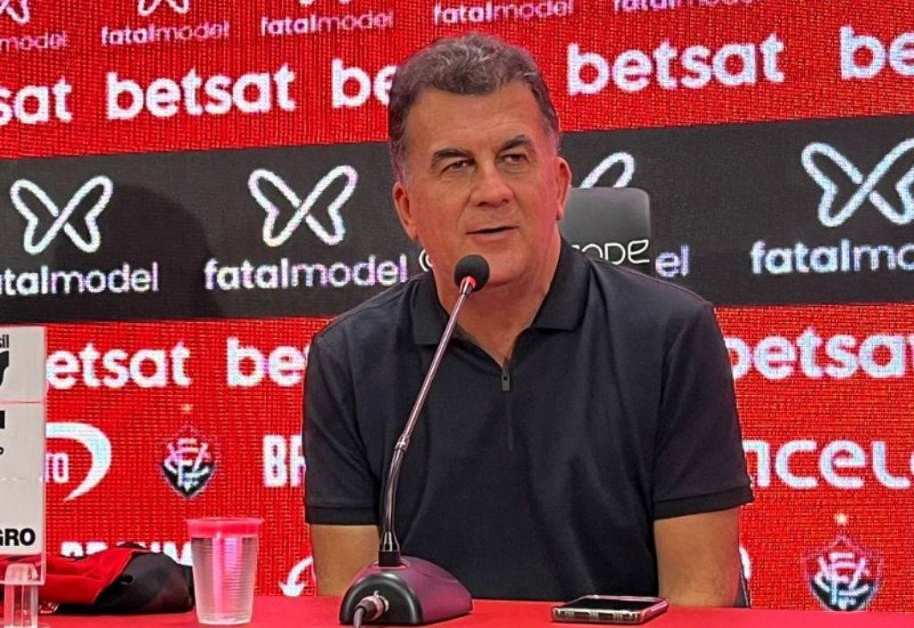 Presidente do Vitória afirma que clube será transformado em SAF até 2027, mesmo sem investidor definido. Foto: Reprodução/Arena Rubro Negra