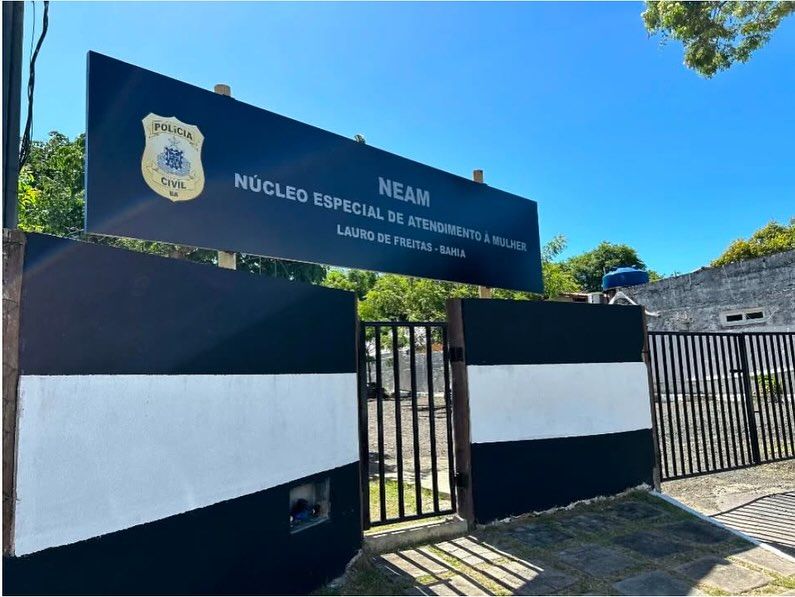 Homem foi encaminhado para a Neam de Vilas do Atlântico após violência em Lauro de Freitas. Foto: Divulgação