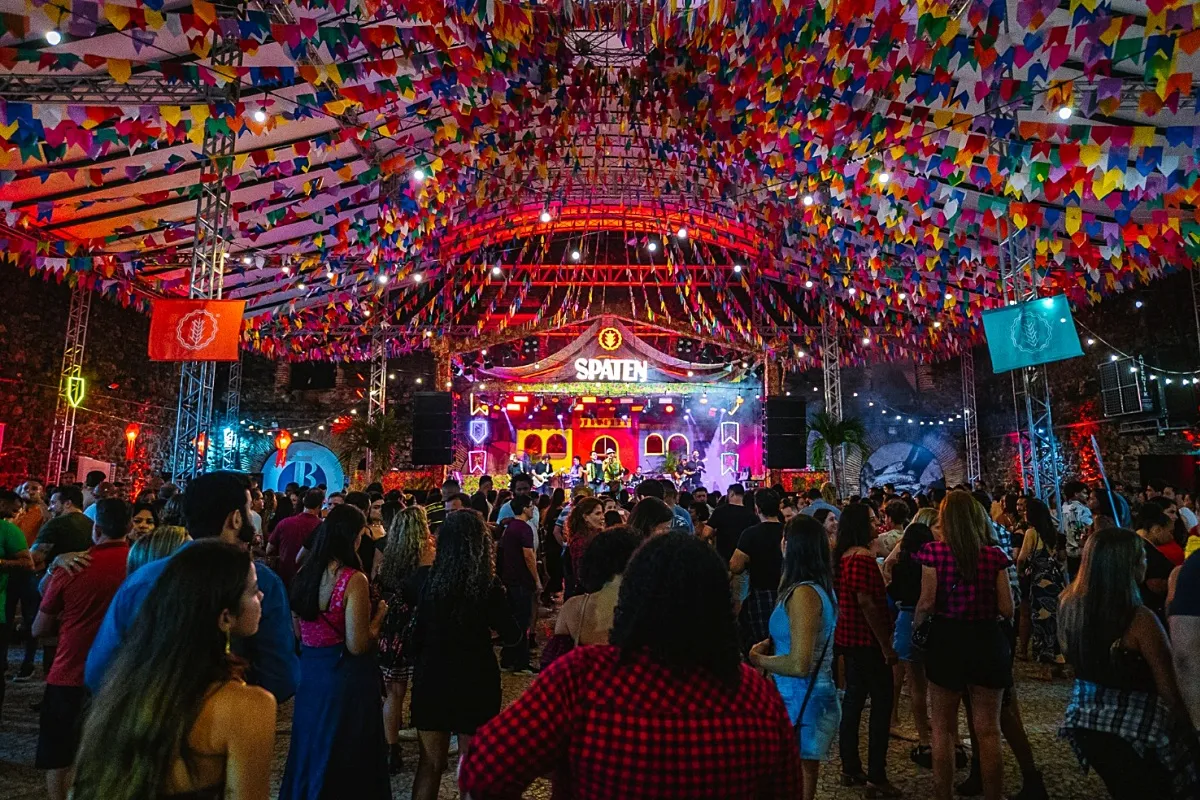 ‘Arraiá do Biergarten’ traz forró e tradição cervejeira a evento em Salvador