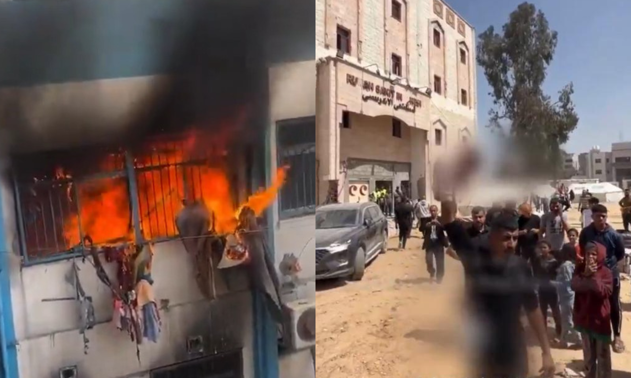 Israel ataca sede da Onu em Gaza. Foto: reprodução | X