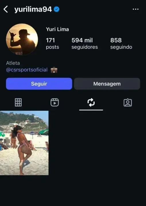 Namorado de Iza é flagrado interagindo com post de mulher semi nua. Foto: Reprodução